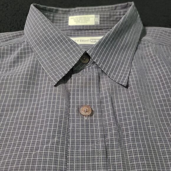 Eighty Eight USA Mens Button Up Multicolor Size XL Polyester Blend Long Sleeve - Picture 9 of 12